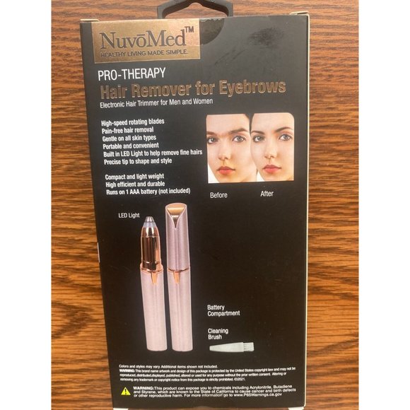 NuvoMed  PRO-THERAPY Hair Remover for Eyebrows HB081 - Picture 2 of 2